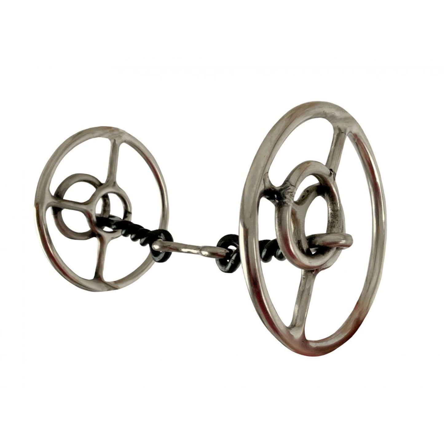 Double Ring Sweet Iron Dogbone Snaffle