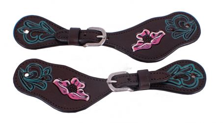 Ladies Flower Spur Strap