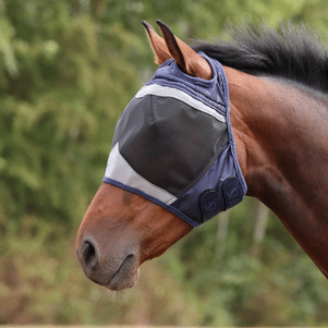 Shires Fine Mesh Fly Mask with Ear Holes