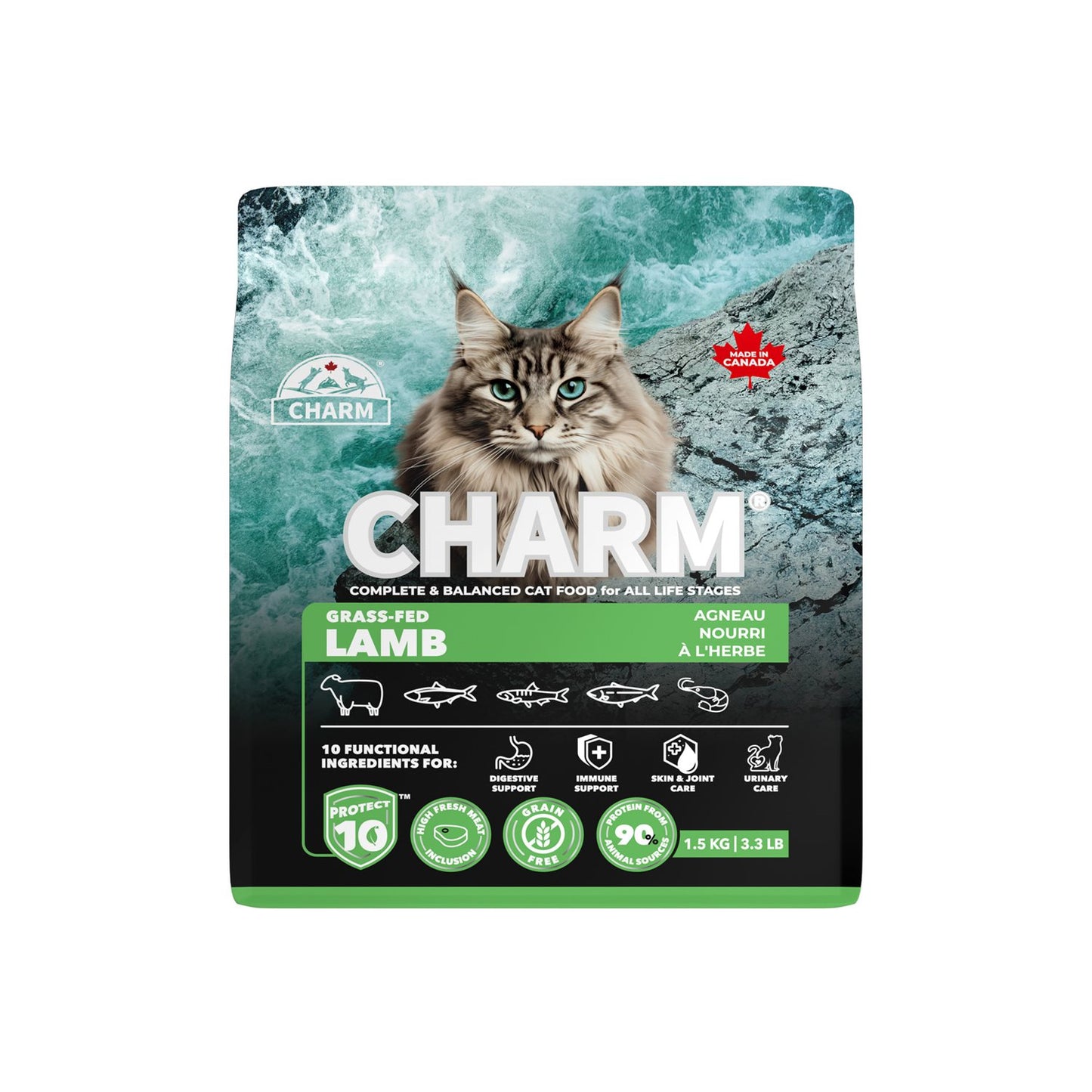 Agneau Charm nourri à l'herbe 4,5 kg