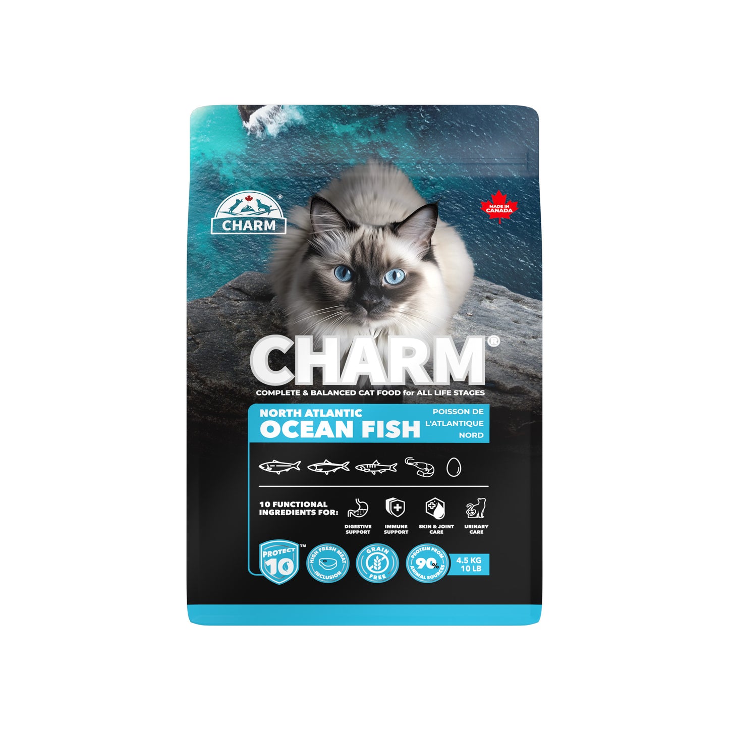 Poisson de l'océan Atlantique Nord Charm 4,5 kg