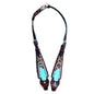 Cheetah Print & Teal One Ear Headstall