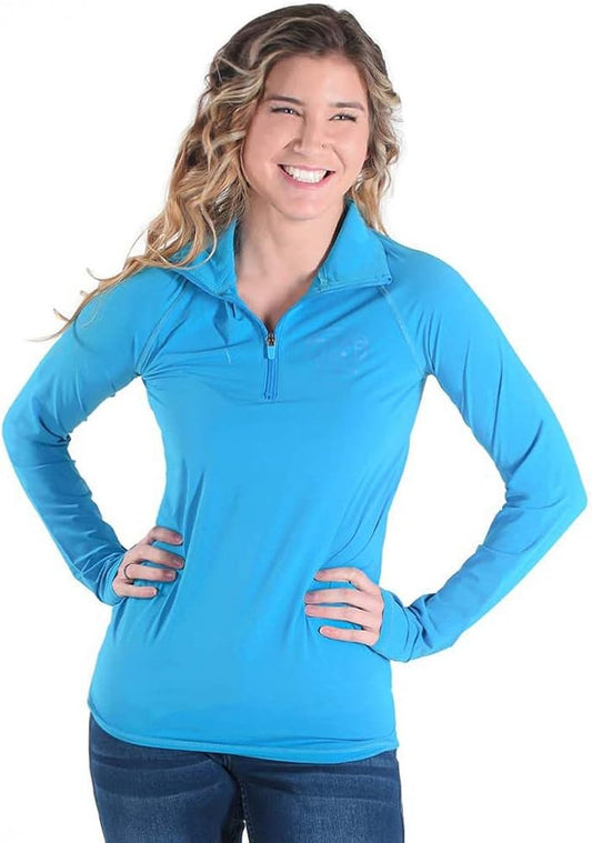 Breathe Instant Cooling UPF quarter zip long sleeve shirt