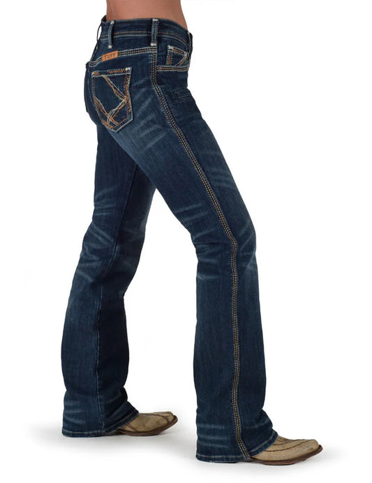 Jean Cowgirl Tuff « fil de fer barbelé rouillé »