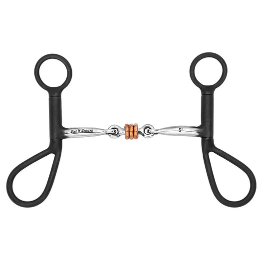 Tige en forme de larme antique avec rouleau en cuivre en 3 parties