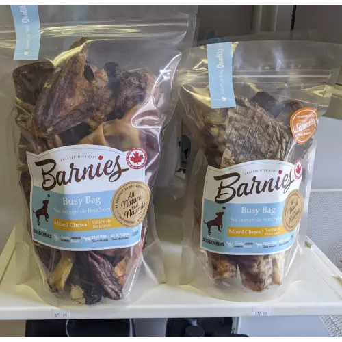 Sachet de friandises pour chiens Barnies assorties