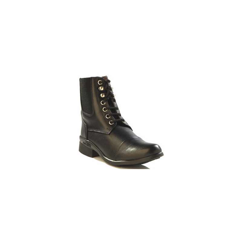 Bottes de paddock à lacets pour dames style Far West