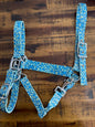 Nylon Blue Leopard Halter