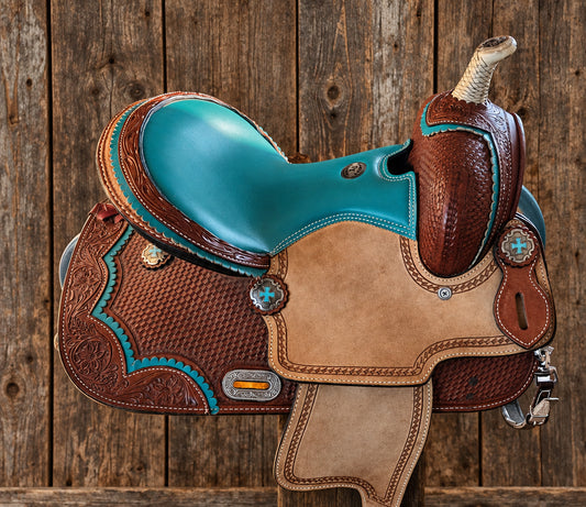 13" Double J Barrel Saddle