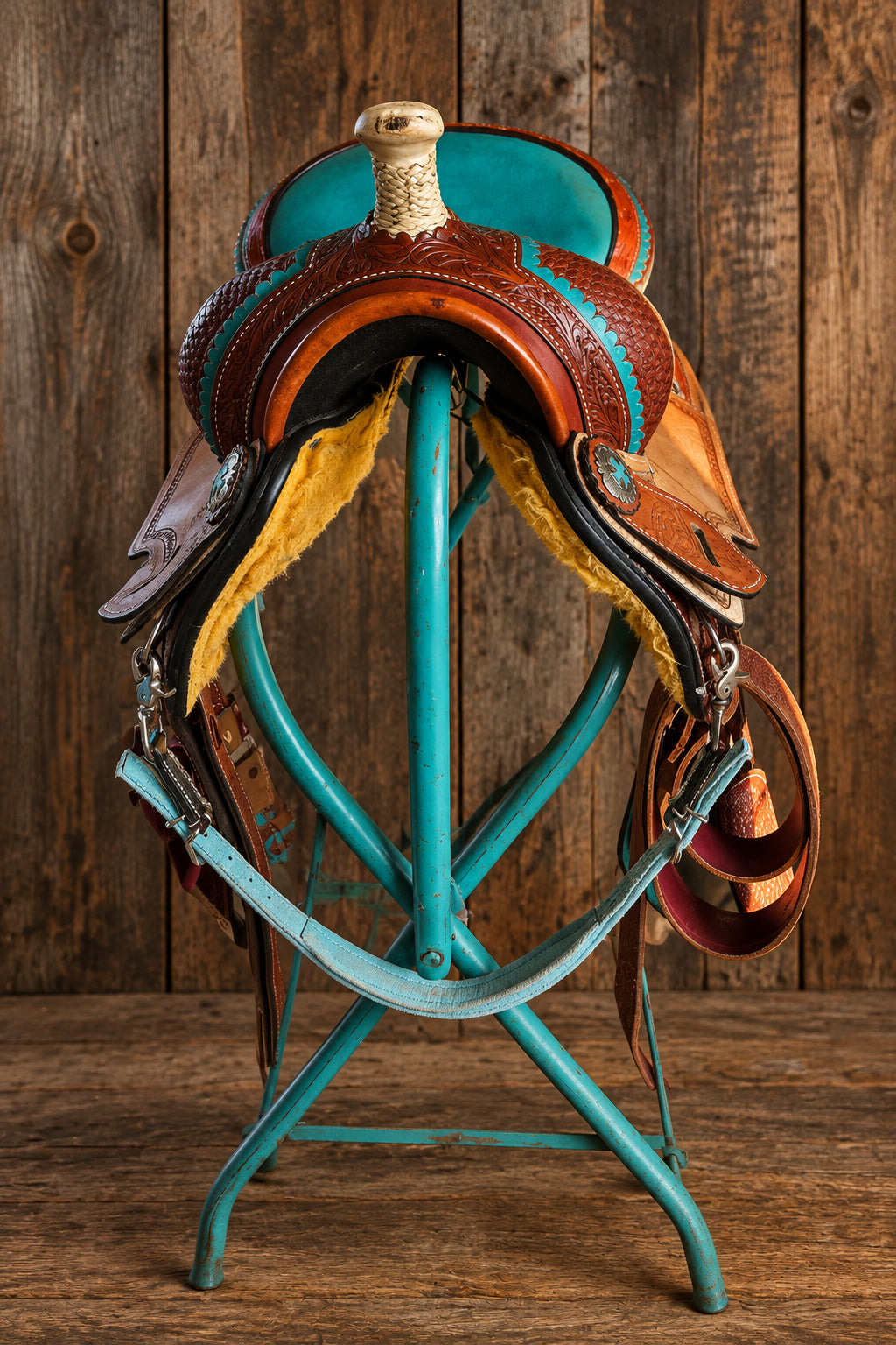 13" Double J Barrel Saddle