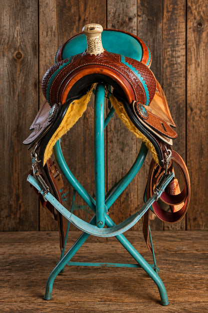 13" Double J Barrel Saddle